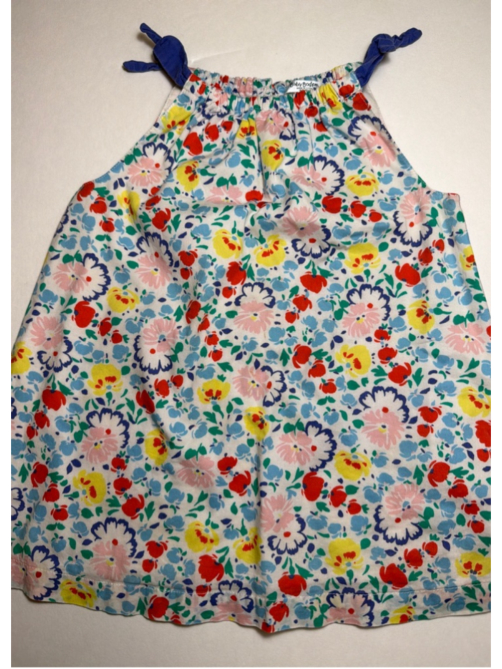Baby Boden Toddler Girls Cotton Floral Summer Sun Dress 18-24 Months